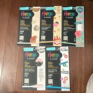 The happy planner sticker books